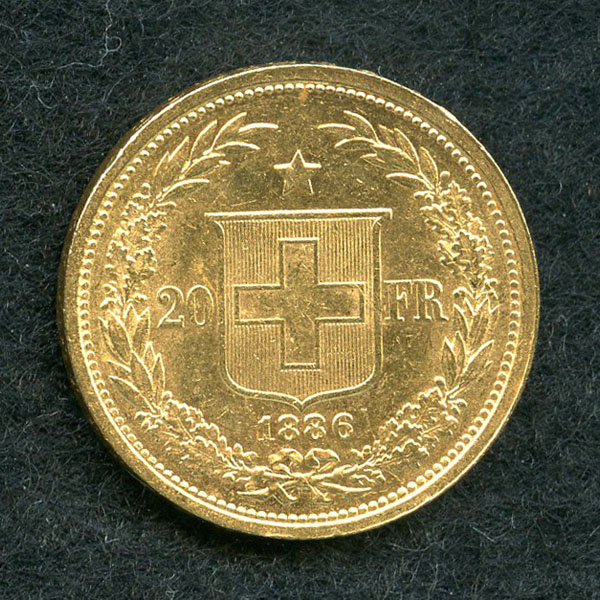 スイス 20フラン金貨 - コレクション